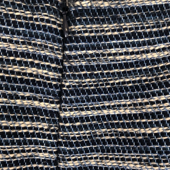 Lord & Taylor blue tweed mini skirt - Picture 4 of 5